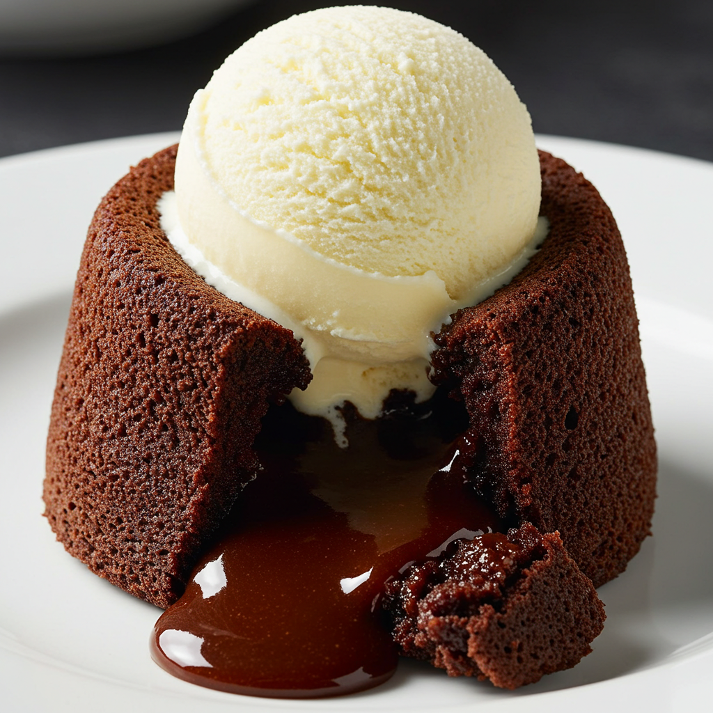 Bolo de Lava de Chocolate